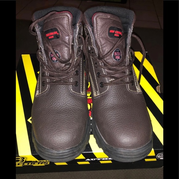 Skechers Like New Steel Toe Work Boots Sz 9